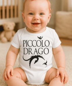 Body per neonati divertente piccolo drago