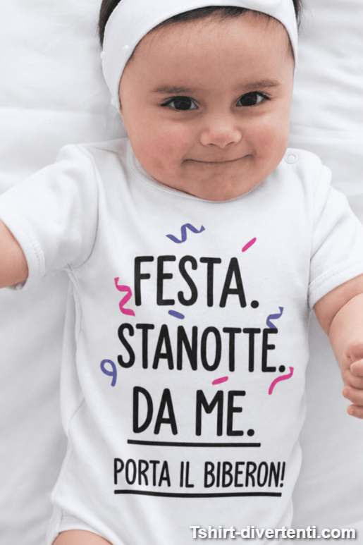 Body per neonati divertente porta il biberon