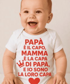 Body per neonati divertente sono la loro capa