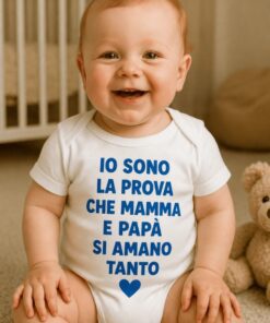 Body per neonati divertente sono la prova d'amore