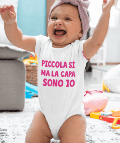 Body per neonati piccola ma capa