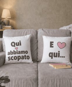 Cuscini di coppia qui abbiamo scopato