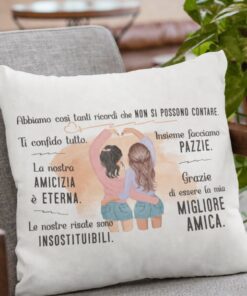 Cuscino divertente migliore amica