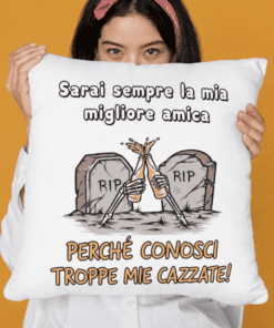 Cuscino divertente migliore amica