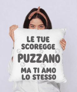 Cuscino divertente per coppia ti amo lo stesso