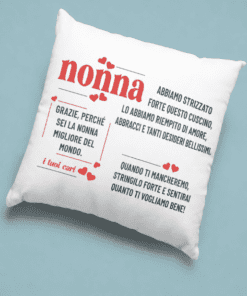 Cuscino divertente ti vogliamo bene nonna
