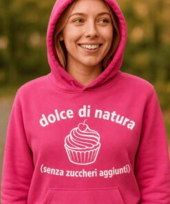 Felpa con cappuccio divertente dolce di natura