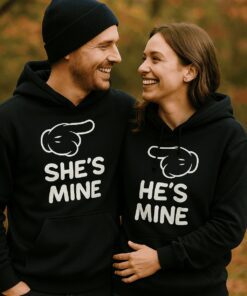 Felpe di coppia he's mine she's mine