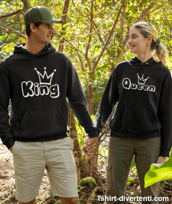 Felpe di coppia King Queen