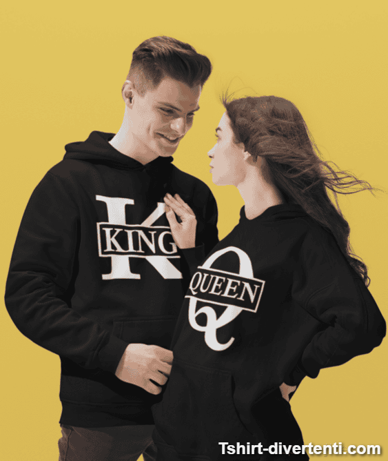Felpe di coppia King Queen