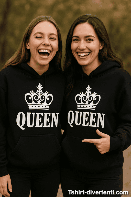 Felpe di coppia Queen Queen