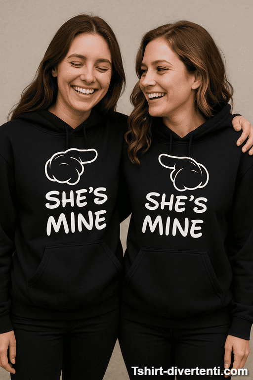Felpe di coppia She’s mine