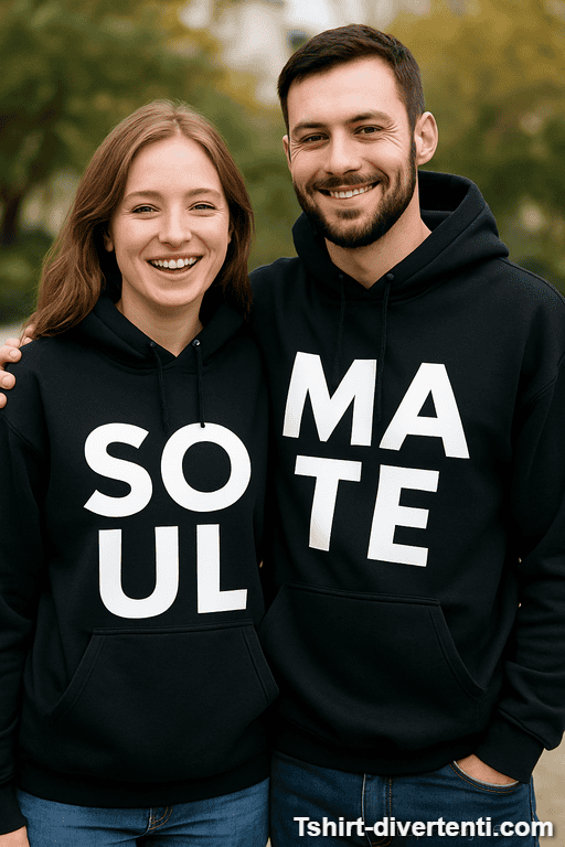 Felpe di coppia Soul mate