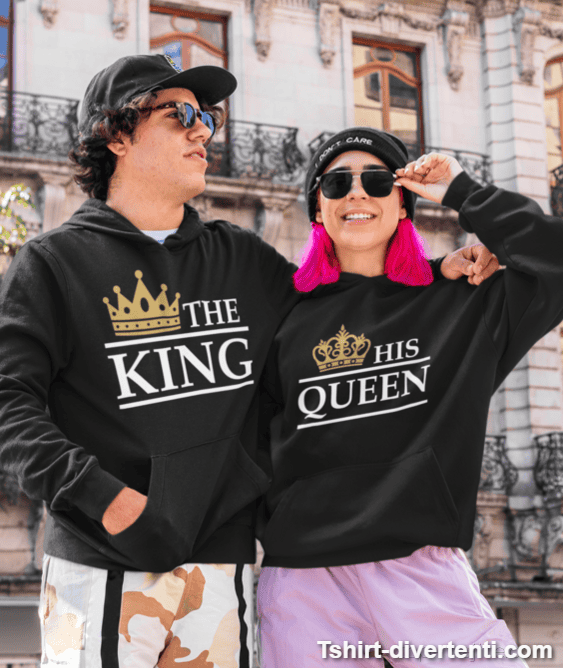 Felpe di coppia The King His Queen