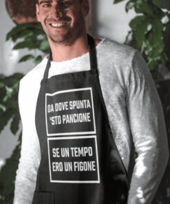 Grembiule divertente da dove spunta pancione