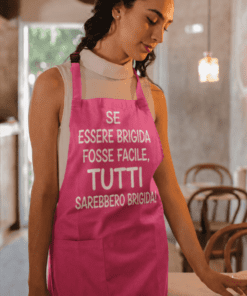 Grembiule divertente se fosse facile con nome a scelta