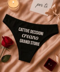Intimo donna divertente cattive decisioni grandi storie