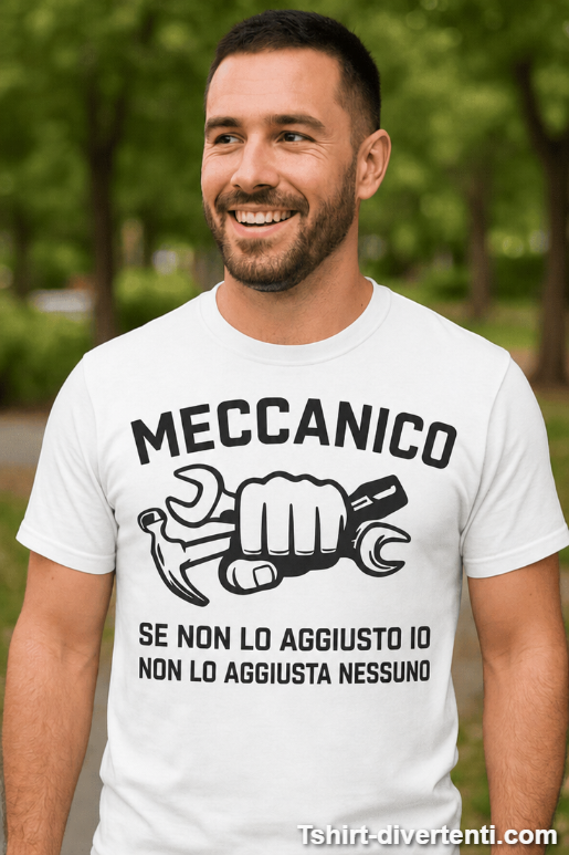 Maglietta divertente aggiusto tutto con professione a scelta