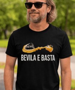 Maglietta divertente bevila e basta