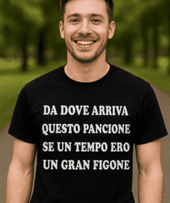 Maglietta divertente da dove arriva questo pancione