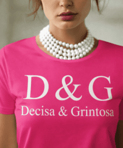 Maglietta divertente D&G decisa e grintosa