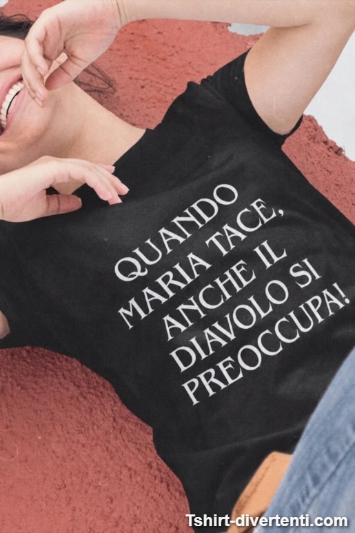 Maglietta divertente diavolo preoccupato con nome a scelta