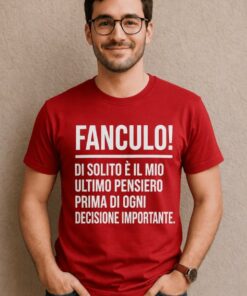 Maglietta divertente fanculo le decisioni importanti