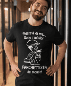 Maglietta divertente fidatevi di me mestiere a scelta