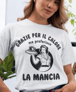 Maglietta divertente grazie ma preferisco la mancia