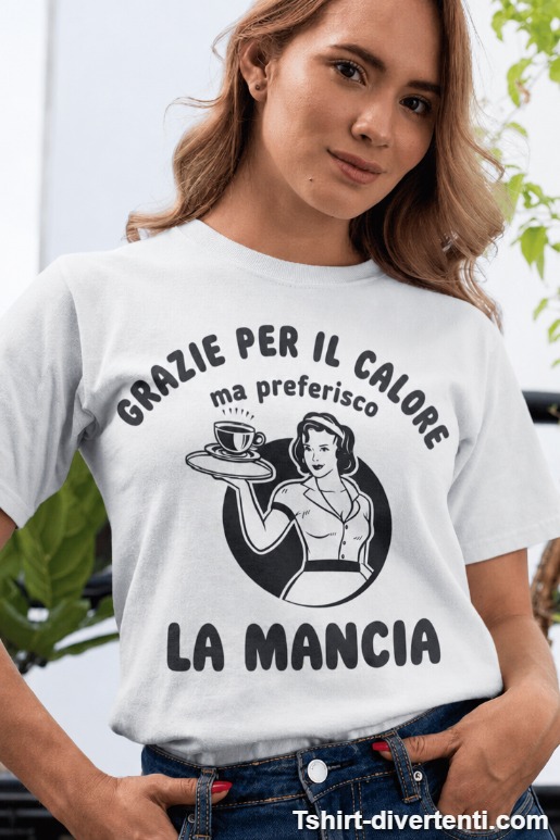 Maglietta divertente grazie ma preferisco la mancia