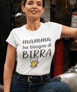 Maglietta divertente ho bisogno di birra