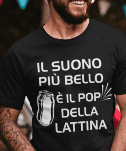 Maglietta divertente il pop della lattina