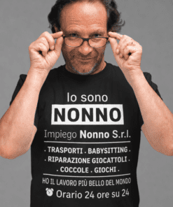 Maglietta divertente io sono nonno