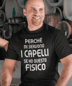 Maglietta divertente meglio il fisico dei capelli