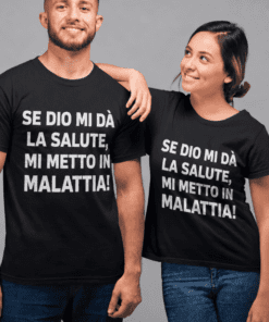 Maglietta divertente mi metto in malattia