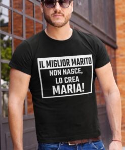Maglietta divertente miglior marito con nome a scelta