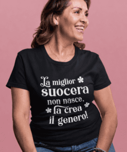 Maglietta divertente miglior suocera la crea il genero