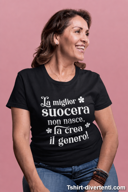 Maglietta divertente miglior suocera la crea il genero