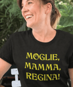 Maglietta divertente Moglie Mamma Regina