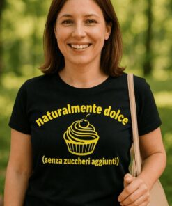 Maglietta divertente naturalmente dolce