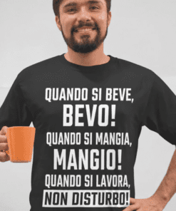 Maglietta divertente non disturbo