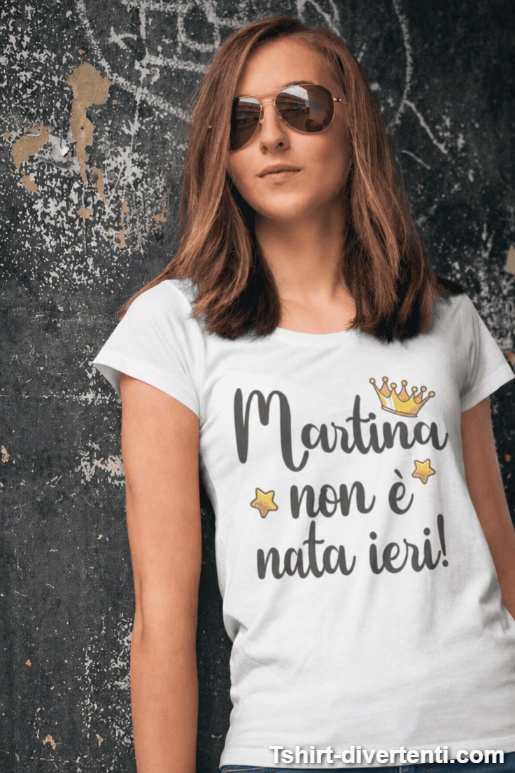 Maglietta divertente non è nata ieri con nome a scelta