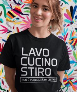 Maglietta divertente non è pubblicità ma destino