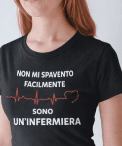 Maglietta divertente non mi spavento facilmente