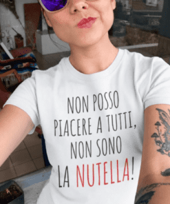 Maglietta divertente non sono la Nutella