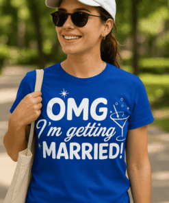 Maglietta divertente OMG i'm getting married