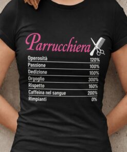 Maglietta divertente parrucchiera operosità