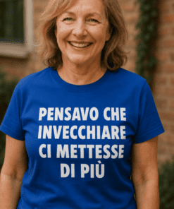 Maglietta divertente pensavo invecchiare durasse di più