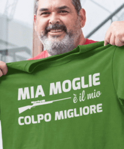 Maglietta divertente per cacciatori colpo migliore