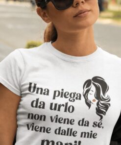 Maglietta divertente piega da urlo